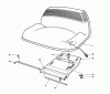 Toro 56177 (12-32) - 12-32 Rear Engine Rider, 1992 (2000001-2999999) Ersatzteile SEAT ASSEMBLY