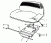 Toro 56195 (12-32) - 12-32 Rear Engine Rider, 1992 (2000001-2999999) Ersatzteile SEAT ASSEMBLY (MODEL NO. 56195)