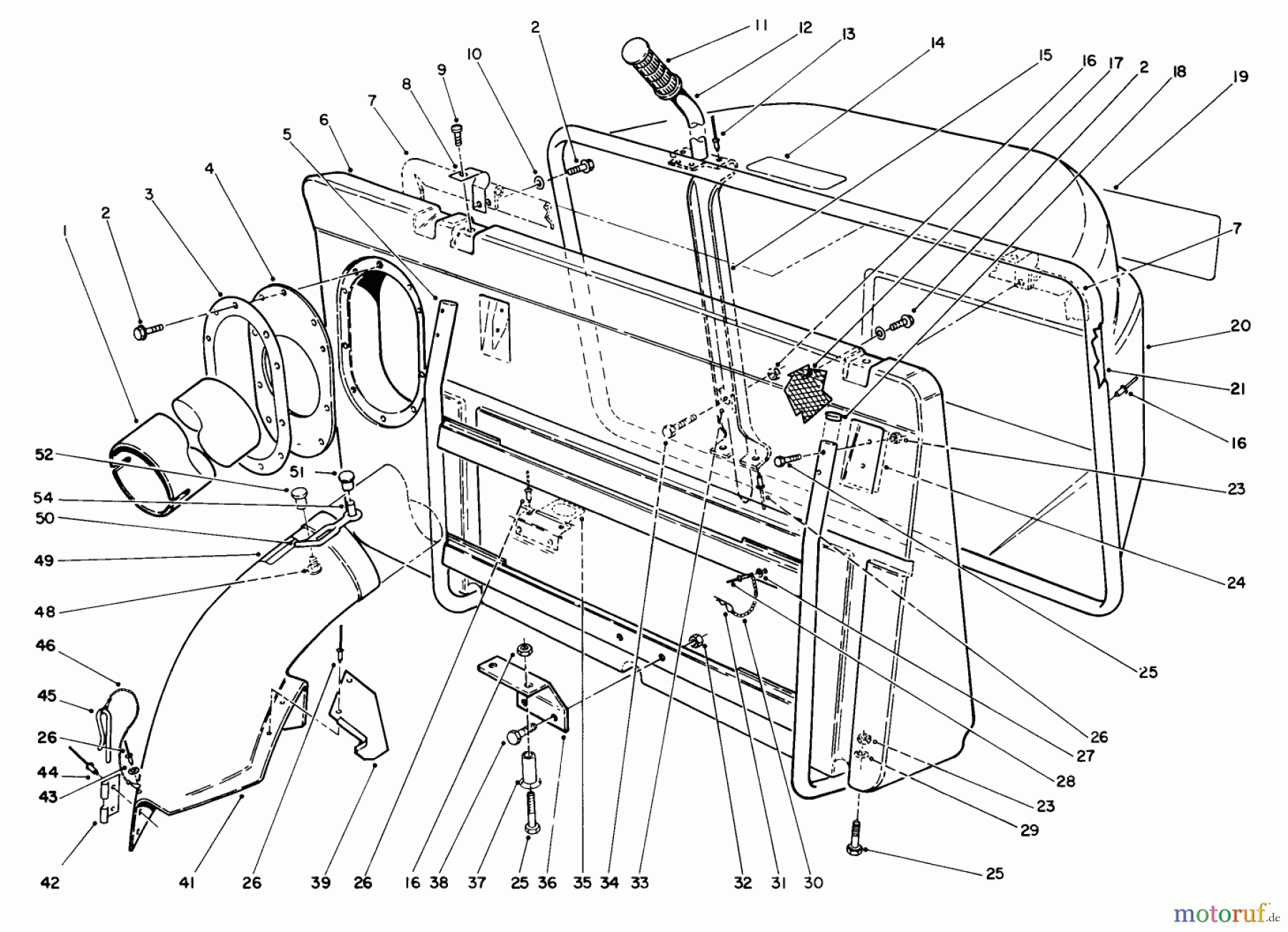  Toro Neu Mowers, Rear-Engine Rider 56190 (10-32) - Toro 10-32 Recycler Rider, 1992 (2000001-2999999) EASY-EMPTY?RASS CATCHER MODEL 59176 (OPTIONAL)