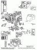 Toro 70060 (8-25) - 8-25 Rear Engine Rider, 1997 (79000001-79999999) Ersatzteile BRIGGS & STRATTON MODEL NO. 195707-0121-01 #1