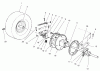 Toro 70122 (8-25) - 8-25 Rear Engine Rider, 1999 (9900001-9999999) Ersatzteile REAR AXLE ASSEMBLY