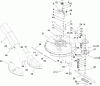 Toro 70186 (H132) - H132 Rear-Engine Riding Mower, 2007 (260732867-270805635) Ersatzteile DECK AND SPINDLE ASSEMBLY