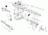 Toro 10502 - 21" Rear Bagging Lawnmower, 1981 (1000001-1999999) Ersatzteile GEAR CASE ASSEMBLY