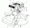 Toro 16009 - Whirlwind II Lawnmower, 1979 (9000001-9999999) Ersatzteile ENGINE ASSEMBLY MODEL 16277