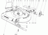 Toro 16113 - Whirlwind II Lawnmower, 1979 (9000001-9999999) Ersatzteile HOUSING ASSEMBLY MODEL 16277