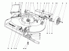 Toro 16287 - Whirlwind II Lawnmower, 1977 (7000001-7999999) Ersatzteile HOUSING ASSEMBLY MODEL 16287