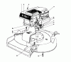Toro 16287 - Whirlwind II Lawnmower, 1978 (8000001-8999999) Ersatzteile ENGINE ASSEMBLY MODEL 16287