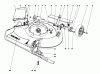 Toro 16287 - Whirlwind II Lawnmower, 1978 (8000001-8999999) Ersatzteile HOUSING ASSEMBLY MODEL 16287