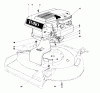 Toro 16155 - Whirlwind II Lawnmower, 1979 (9000001-9999999) Ersatzteile ENGINE ASSEMBLY MODEL 16287