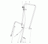 Toro 16172 - Lawnmower, 1974 (4000001-4999999) Ersatzteile HANDLE ASSEMBLY
