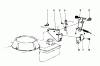Toro 16212 - Lawnmower, 1990 (0000001-0999999) Ersatzteile BRAKE ASSEMBLY