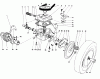 Toro 16212 - Lawnmower, 1990 (0000001-0999999) Ersatzteile GEAR CASE ASSEMBLY