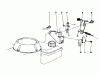 Toro 16212CG - Lawnmower, 1989 (9000001-9999999) Ersatzteile BRAKE ASSEMBLY