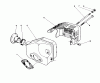 Toro 16212CG - Lawnmower, 1989 (9000001-9999999) Ersatzteile MUFFLER ASSEMBLY (MODEL NO. 47PJ8)