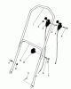 Toro 16297 - Lawnmower, 1983 (3000001-3999999) Ersatzteile HANDLE ASSEMBLY