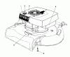 Toro 16300 - Lawnmower, 1980 (0000001-0999999) Ersatzteile ENGINE ASSEMBLY