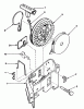 Toro 16340C - Lawnmower, 1986 (6000001-6999999) Ersatzteile REWIND STARTER N0. 590531