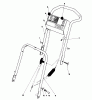 Toro 16380 - Whirlwind II Lawnmower, 1980 (0000001-0999999) Ersatzteile HANDLE ASSEMBLY