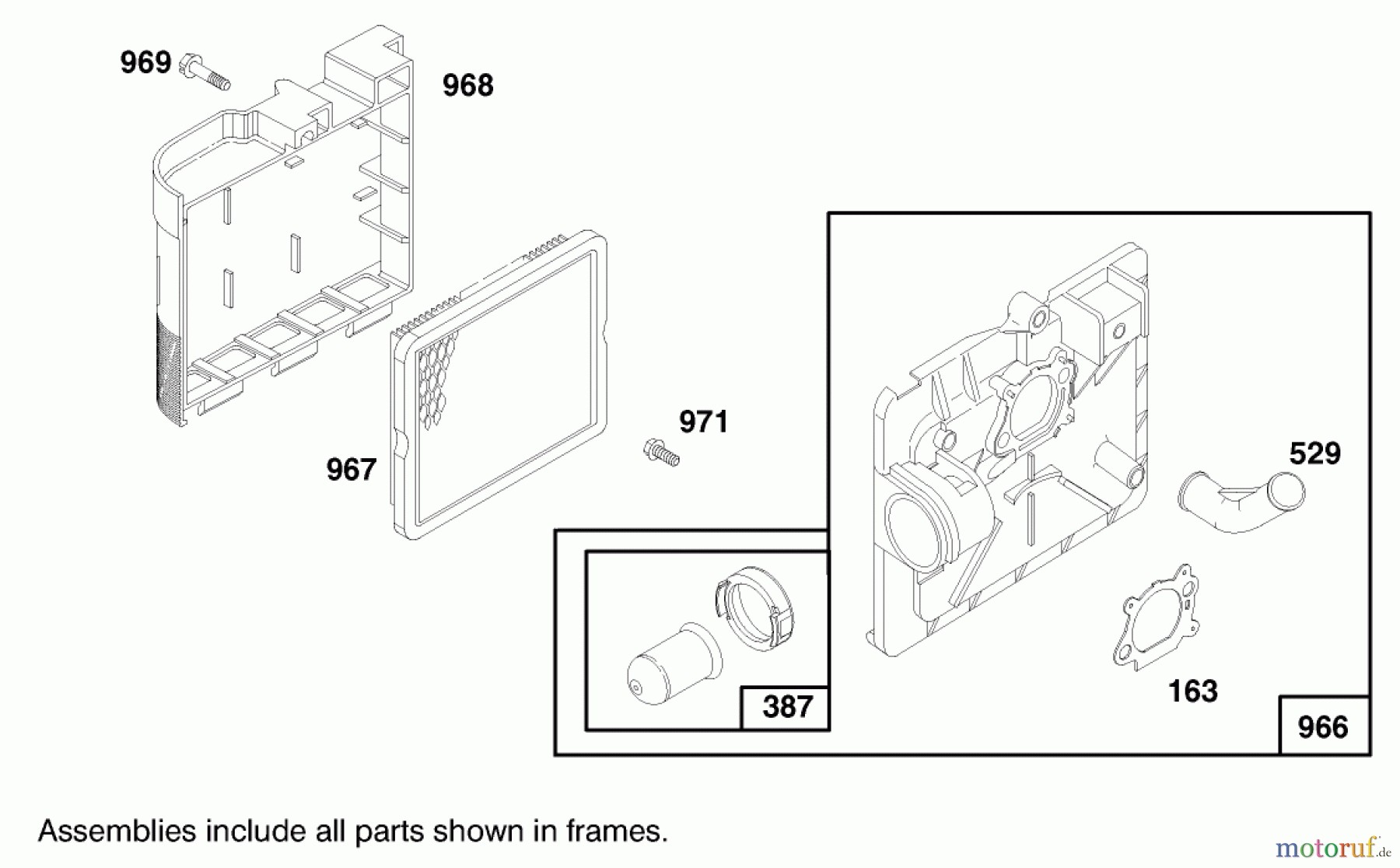 Toro Neu Mowers, Walk-Behind Seite 1 16401 (SD-21S) - Toro Side Discharge Mower, SD-21S, 1998 (890000001-899999999) ENGINE BRIGGS & STRATTON MODEL 127702-0645-01 (SERIAL NO. 8900001-8901373) #5