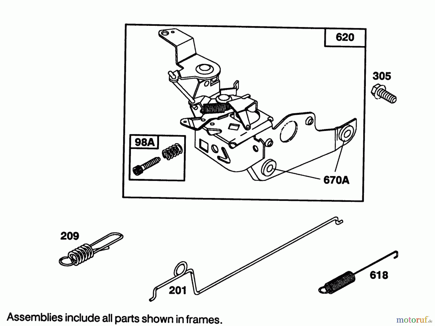  Toro Neu Mowers, Walk-Behind Seite 1 16401 - Toro Side Discharge Mower, 1993 (39000001-39999999) ENGINE BRIGGS & STRATTON MODEL 122702-3171-01 #4