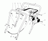 Toro 16401 - Side Discharge Mower, 1992 (2000001-2999999) Ersatzteile HANDLE ASSEMBLY
