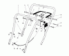Toro 16575 - Lawnmower, 1986 (6000001-6999999) Ersatzteile HANDLE ASSEMBLY
