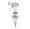 Toro 16575C - Lawnmower, 1988 (8000001-8999999) Ersatzteile REWIND STARTER NO. 590621
