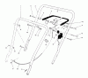 Toro 16576 - Lawnmower, 1990 (0000001-0999999) Ersatzteile HANDLE ASSEMBLY