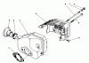 Toro 16585 - Lawnmower, 1991 (1000001-1999999) Ersatzteile MUFFLER ASSEMBLY (MODEL NO. 47PL0-1)