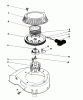 Toro 16585C - Lawnmower, 1988 (8000001-8999999) Ersatzteile RECOIL ASSEMBLY (MODEL NO. 47PH7)