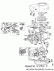 Toro 16711 - Lawnmower, 1977 (7000001-7999999) Ersatzteile ENGINE BRIGGS & STRATTON MODEL 92908-175741