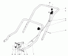 Toro 16711 - Lawnmower, 1977 (7000001-7999999) Ersatzteile HANDLE ASSEMBLY