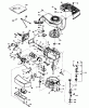 Toro 16770 - Lawnmower, 1983 (3000001-3999999) Ersatzteile ENGINE TECUMSEH MODEL NO. TNT 100-10084E
