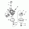 Toro 16775 - Lawnmower, 1988 (8000001-8022965) Ersatzteile CARBURETOR NO. 632098