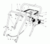 Toro 16775 - Lawnmower, 1988 (8000001-8022965) Ersatzteile HANDLE ASSEMBLY