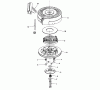 Toro 16775 - Lawnmower, 1988 (8000001-8022965) Ersatzteile REWIND STARTER NO. 590621