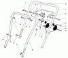 Toro 16785 - Lawnmower, 1985 (5000001-5999999) Ersatzteile HANDLE ASSEMBLY