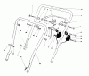 Toro 16785 - Lawnmower, 1989 (9000001-9999999) Ersatzteile HANDLE ASSEMBLY
