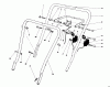 Toro 16785 - Lawnmower, 1990 (0000001-0999999) Ersatzteile HANDLE ASSEMBLY