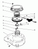 Toro 16785 - Lawnmower, 1991 (1000001-1999999) Ersatzteile RECOIL ASSEMBLY (MODEL NO. 47PL0-1)