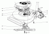 Toro 16930 - Lawnmower, 1980 (0000001-0999999) Ersatzteile ENGINE ASSEMBLY (MODEL NO. 16940)
