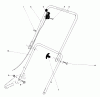 Toro 18017 - Lawnmower, 1979 (9000001-9999999) Ersatzteile HANDLE ASSEMBLY