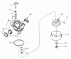 Toro 18095 - Lawnmower, 1979 (9000001-9999999) Ersatzteile CARBURETOR NO. 632050