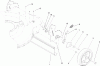 Toro 20009 - 22" Recycler Lawnmower, 2004 (240000001-240999999) Ersatzteile FWD REAR AXLE AND LOW WHEEL ASSEMBLY