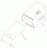 Toro 20018 - 22" Recycler Lawnmower, 2002 (220000001-220300000) Ersatzteile REAR BAG ASSEMBLY