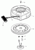 Toro 20018 - 22" Recycler Lawnmower, 2003 (230000001-230999999) Ersatzteile RECOIL STARTER ASSEMBLY NO. 590739 TECUMSEH MODEL NO. LV195EA-362005B