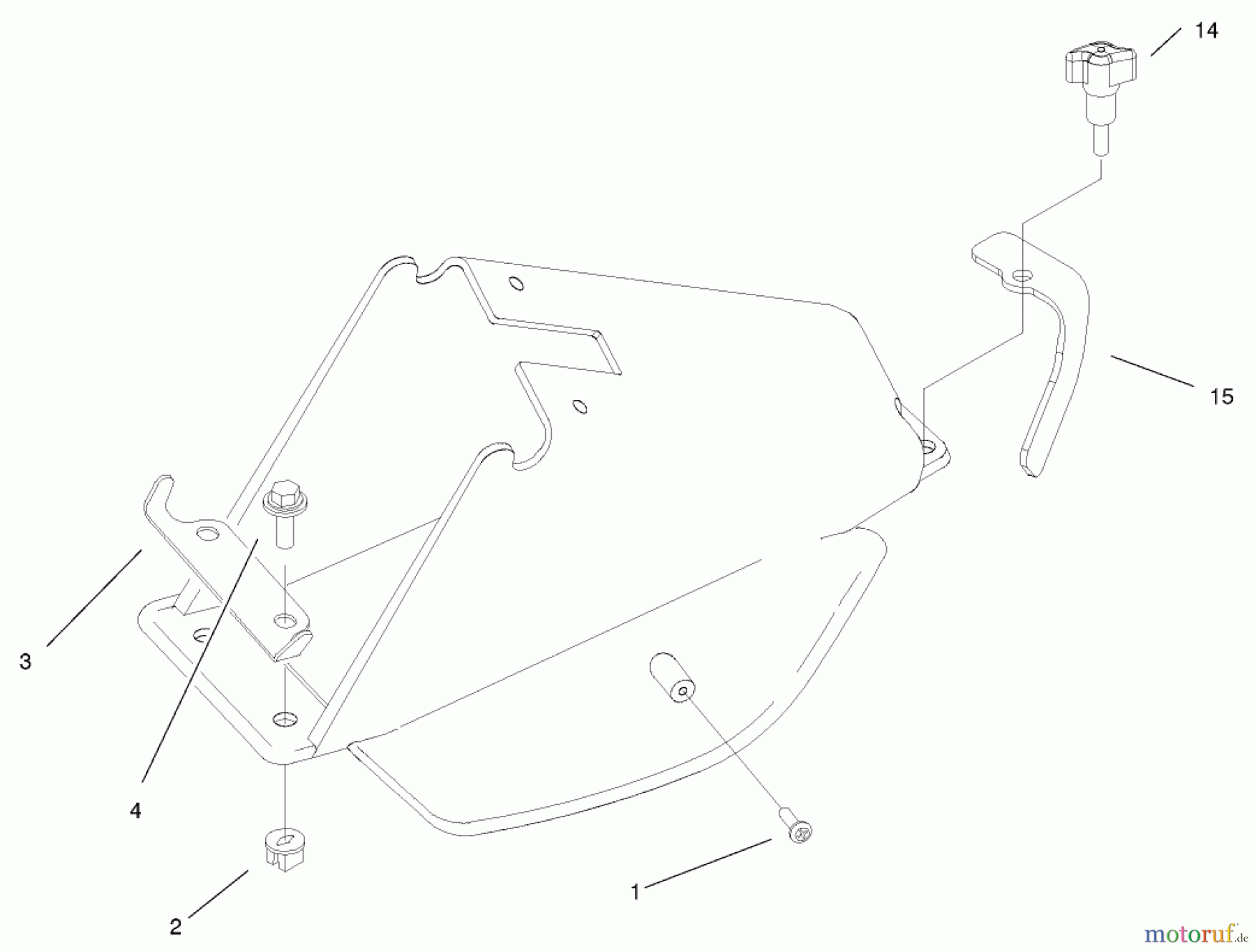  Toro Neu Mowers, Walk-Behind Seite 1 20022 (R-21S) - Toro Recycler Mower, R-21S, 2001 (210000001-210999999) TUNNEL ASSEMBLY (MODEL 20023 & 20023C)