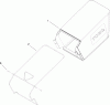 Toro 20075 - 22" Recycler Lawn Mower, 2007 (270000001-270999999) Ersatzteile REAR BAG ASSEMBLY