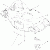 Toro 20093 - Super Recycler Lawn Mower, 2008 (280000001-280999999) Ersatzteile HOUSING ASSEMBLY NO. 115-2854