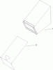 Toro 20099 - Super Recycler Lawn Mower, 2008 (280000001-280999999) Ersatzteile REAR BAG ASSEMBLY